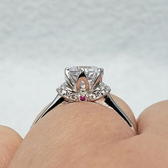 Sterling 1ct Crown Setting Ring - Picture 8 of 8